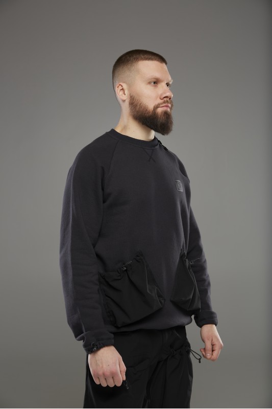 SWEATSHIRT KRUK TL 04KK 22 GRAPHITE