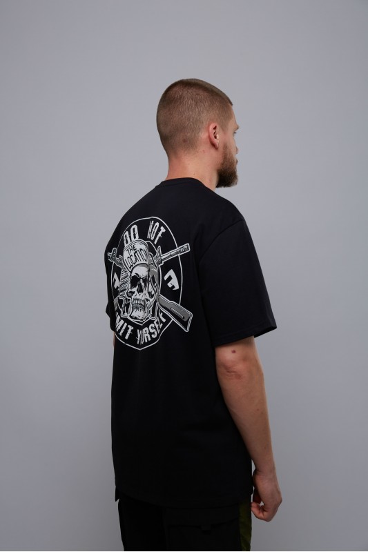 T-SHIRT SKULL2 TL 02SL 23 BLACK