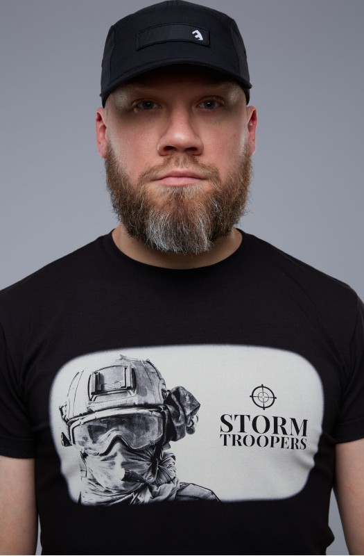 T-SHIRT STORM TROOPERS TL 02ST 23 BLACK