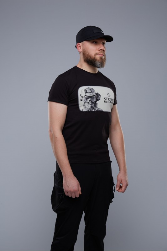 T-SHIRT STORM TROOPERS TL 02ST 23 BLACK