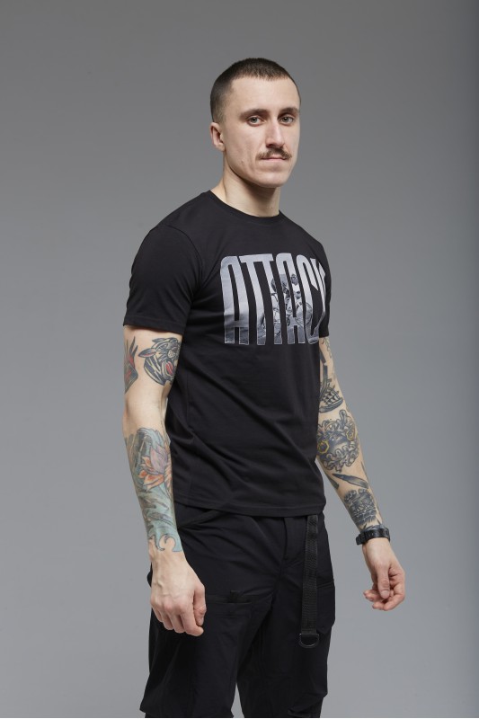 T-SHIRT ATTACK TL 02 BLACK