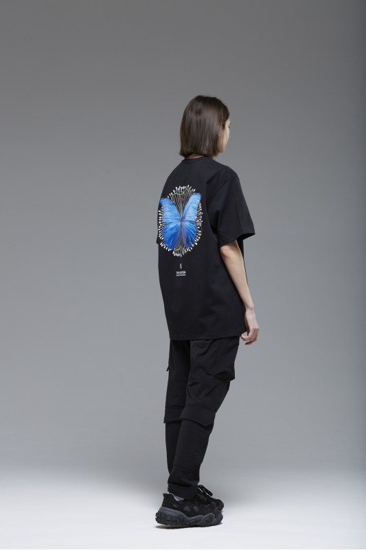 T-SHIRT BUTTERFLY WOMAN TL 02LOS SS22 BLACK